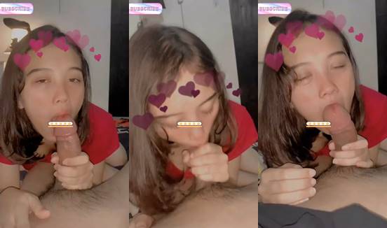 Bokep abg disepongin pacar sampai crot mulut